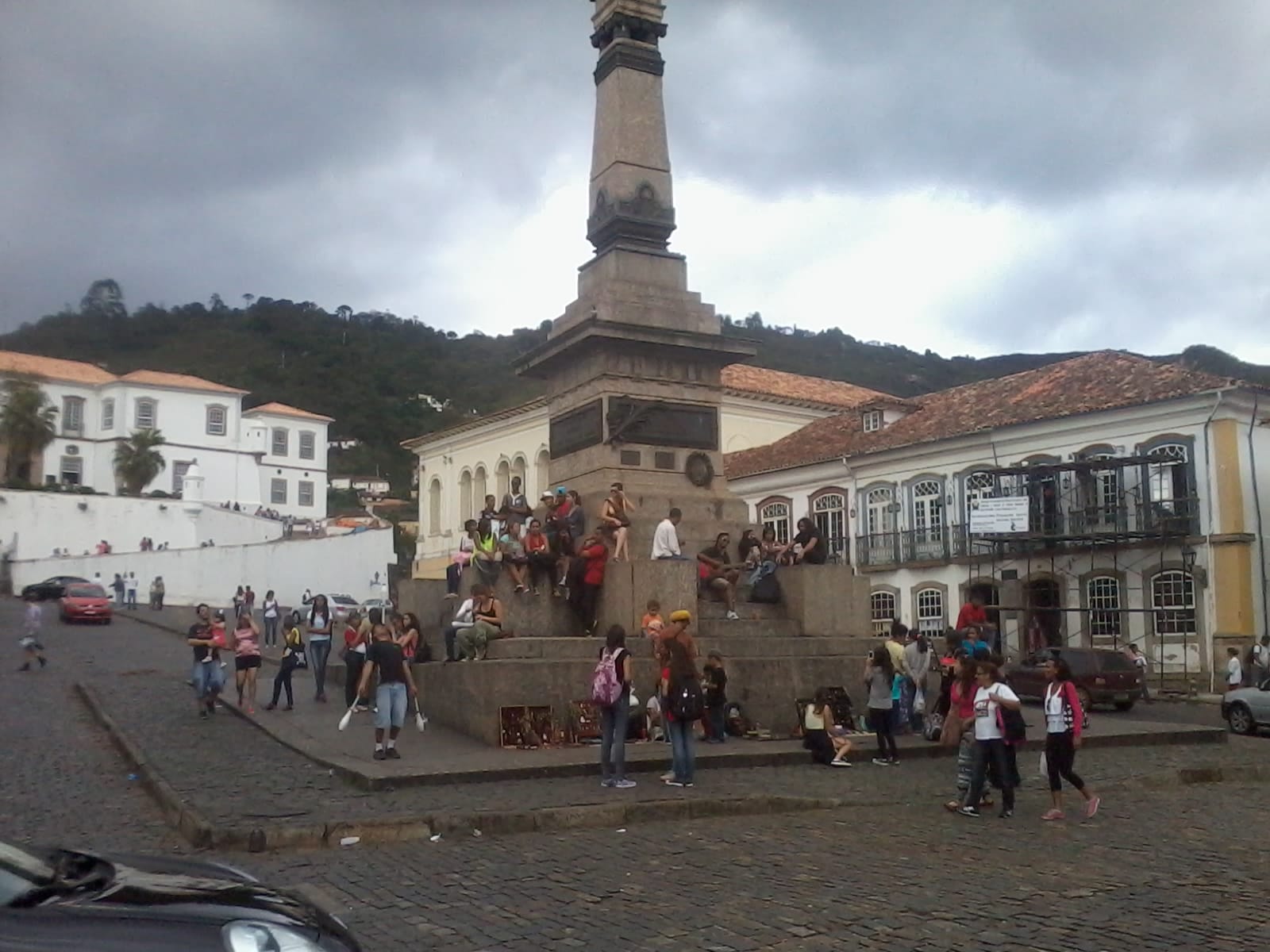 Praça Tiradentes - local onde provavelmente a cabeça de Tiradentes foi exposta em Vila Rica, atual Ouro Preto. (foto: Samir Negreiros)