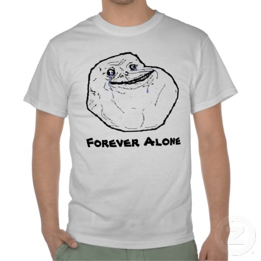 Amigo da Onça Camisa forever alone