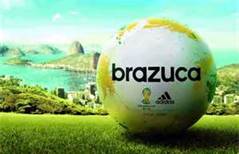 Brazuca - a bola oficial da copa de 2014.