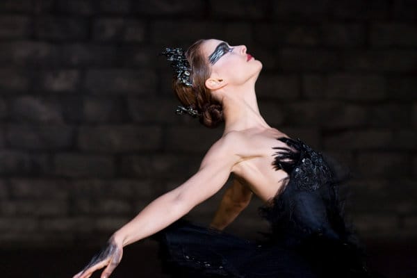 Natalie Portman interpretando Nina em o Cisne Negro.