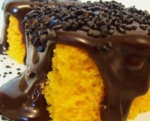 Receitas de Calda de Chocolate para cobertura de bolo de cenoura