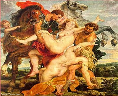 O Rapto das filhas de Leucipo - Peter Paul Rubens