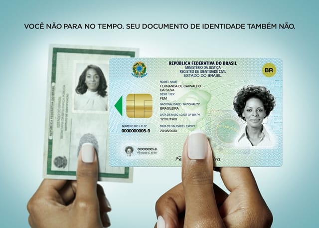 Diferenças entre a nova e antiga identidade.