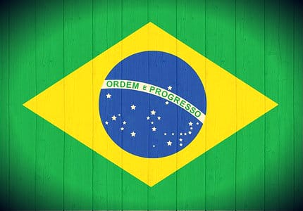 A bandeira que representa a nação brasileira.