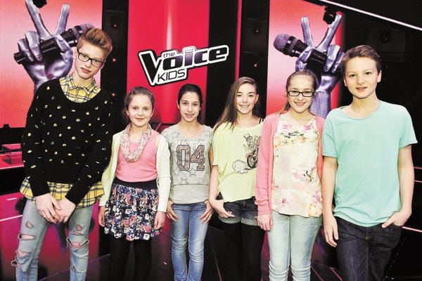 Crianças participantes do The Voice Brasil.