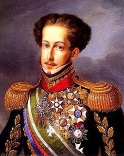 Dom pedro, primeiro imperador do Brasil.