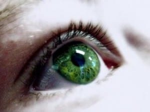 olhos verdes