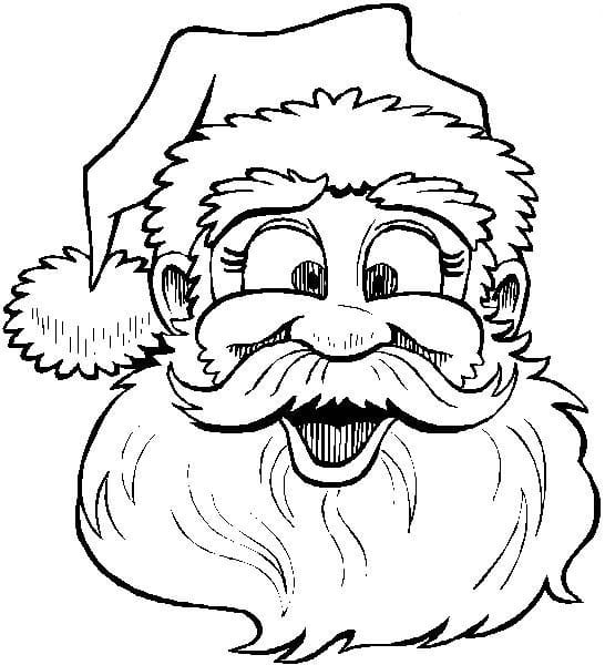 papai noel para colorir 2