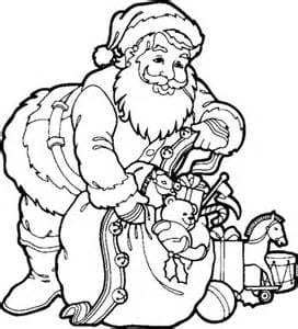 papai noel para colorir 3