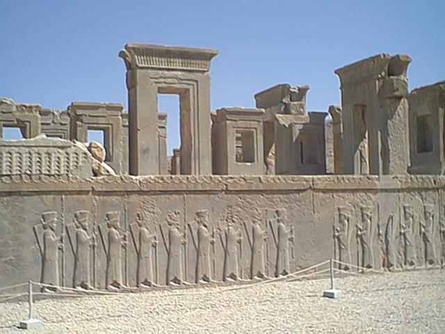 Ruínas de Persepolis, mais antiga capital persa