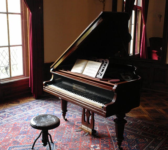 Os pianos são lindos instrumentos de sons harmônicos.