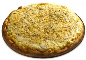 As pizzas ao molho branco são incrivelmente saborosas. 