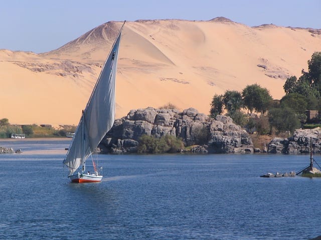 O Nilo é o maior rio do mundo.