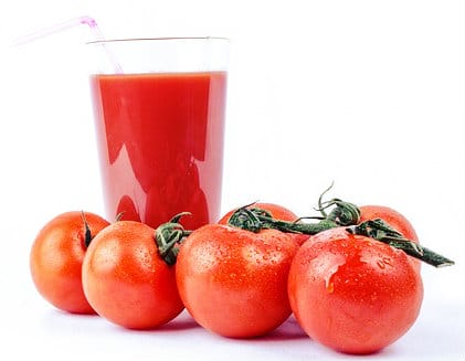 Segredos do suco de tomate.