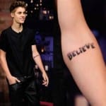 tatoo justin believe