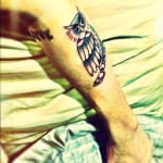 tatoo justin coruja